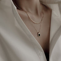 Thalia Noir Necklace (Sample)