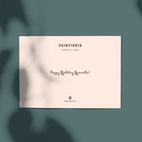 Veintiseis Note Card