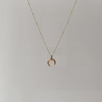 Reina Mini Crescent Necklace