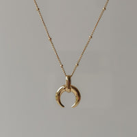 Reina Mini Crescent Necklace