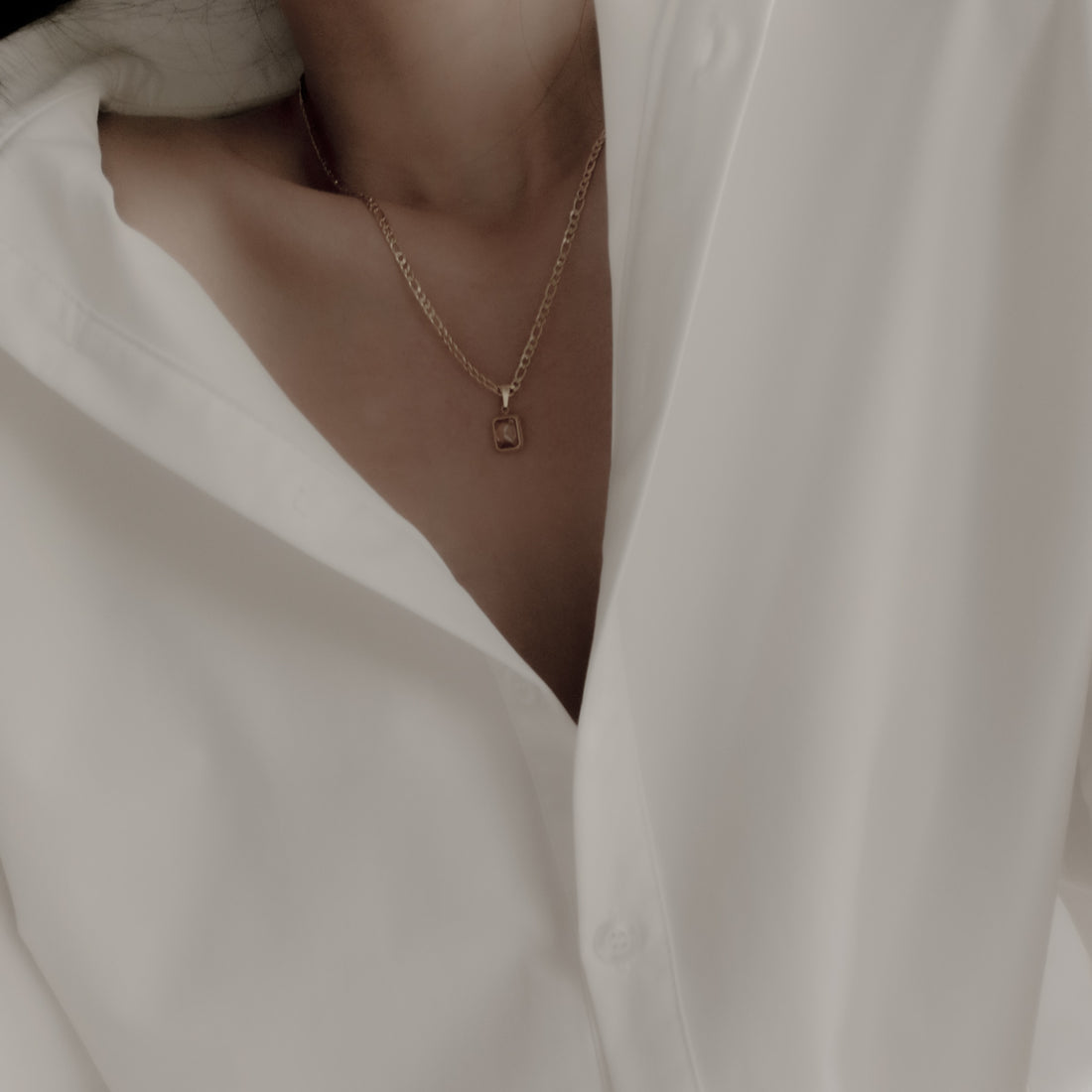 Thalia Champagne Necklace