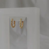 Chaya Textured Hoops