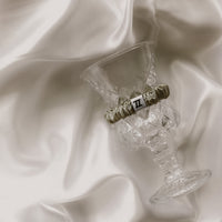 Silk Scrunchie in Peat (Skinny)