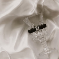 Silk Scrunchie in Black (Skinny)