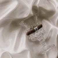 Silk Scrunchie in Chocolate (Skinny)