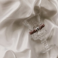 Silk Scrunchie in Dusty Mauve (Skinny)