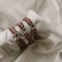 Silk Scrunchie in Dusty Mauve (Skinny)