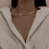 Luna Herringbone Necklace