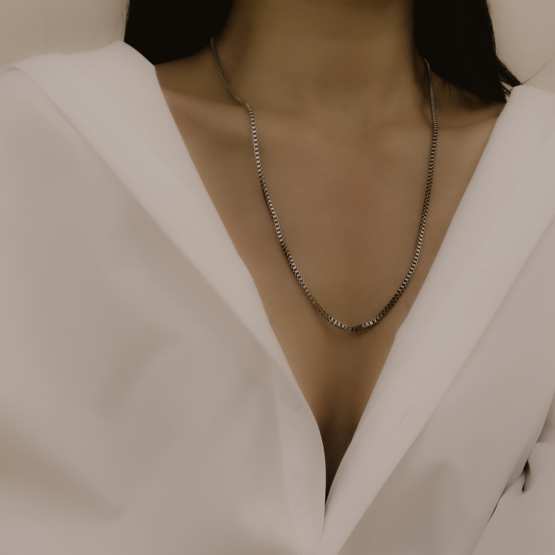 Marcelo Box Chain Necklace