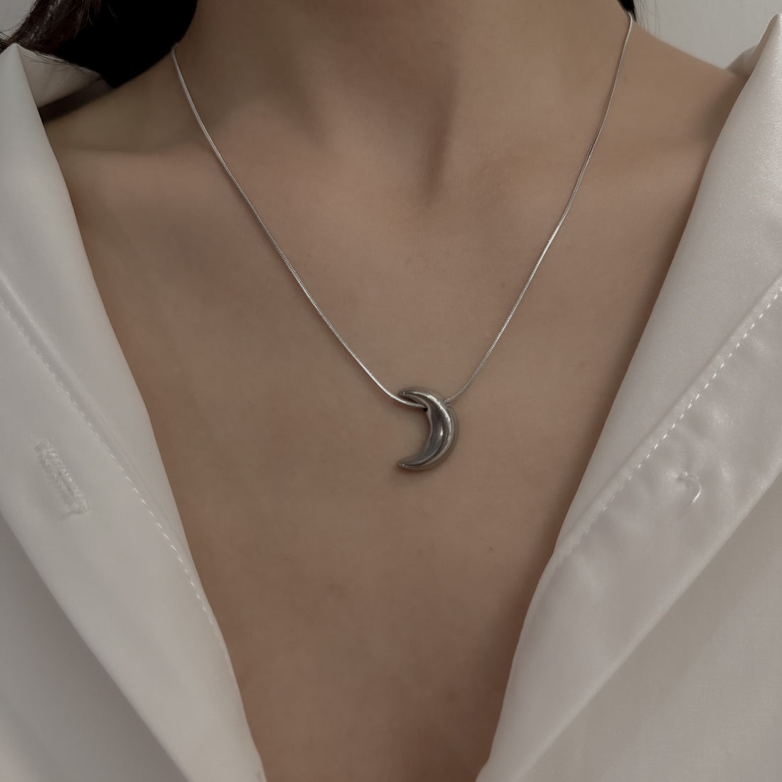 Aubrey Moon Necklace