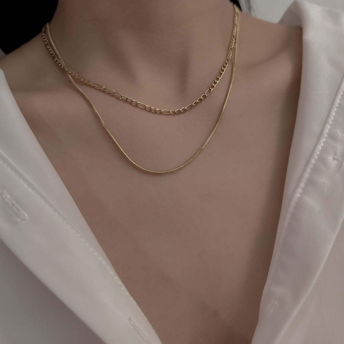 Aubrey Doble Necklace