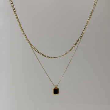 Thalia Noir Necklace (Sample)